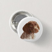 German Shorthair Puppy Ronde Button 3,2 Cm (Voorkant /achterkant)