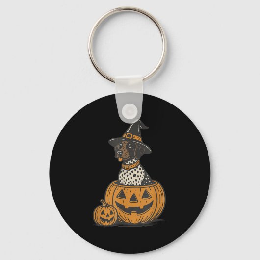 German Shorthaired Inter Halloween Gsp Dog Mom Dog Sleutelhanger (Voorkant)