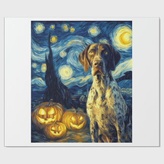 German Shorthaired Pointer 1 Cute Dog Halloween Ja Cadeaupapier