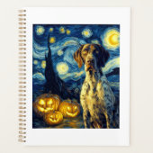 German Shorthaired Pointer 1 Cute Dog Halloween Ja Planner (Voorkant)