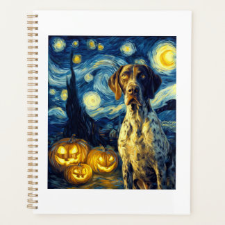 German Shorthaired Pointer 1 Cute Dog Halloween Ja Planner
