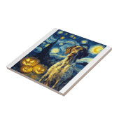 German Shorthaired Pointer 1 Cute Dog Halloween Ja Tegeltje (Zijkant)