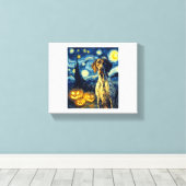German Shorthaired Pointer 1 Schattige Hond Hallow Canvas Afdruk (Insitu (Houten vloer))