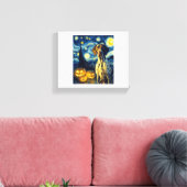 German Shorthaired Pointer 1 Schattige Hond Hallow Canvas Afdruk (Insitu (Woonkamer))