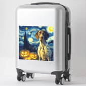 German Shorthaired Pointer 1 Schattige Hond Hallow Sticker (Koffer)