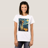 German Shorthaired Pointer 2 Schattige Hond Hallow T-shirt (Voorkant volledig)