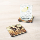 German Shorthaired Pointer Bier Onderzetter (Rechterzijde)