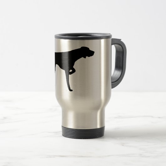 German Shorthaired Pointer Coffee Mugs Reisbeker (Voorkant rechts)