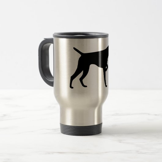 German Shorthaired Pointer Coffee Mugs Reisbeker (Voorkant links)