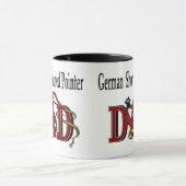 German Shorthaired Pointer Dad Gifts Mok (Midden)