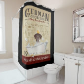 German Shorthaired Pointer Dog Bath Soap Company Douchegordijn (In situ)
