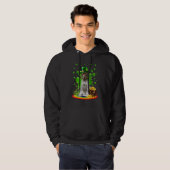 German Shorthaired Pointer Dog Shamrock St Patrick Hoodie (Voorkant volledig)
