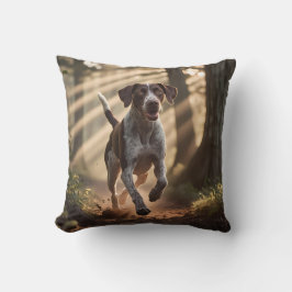 German Shorthaired Pointer Elegant Throw Pillow Kussen