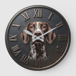 German Shorthaired Pointer Front Dog Art | Pet Grote Klok
