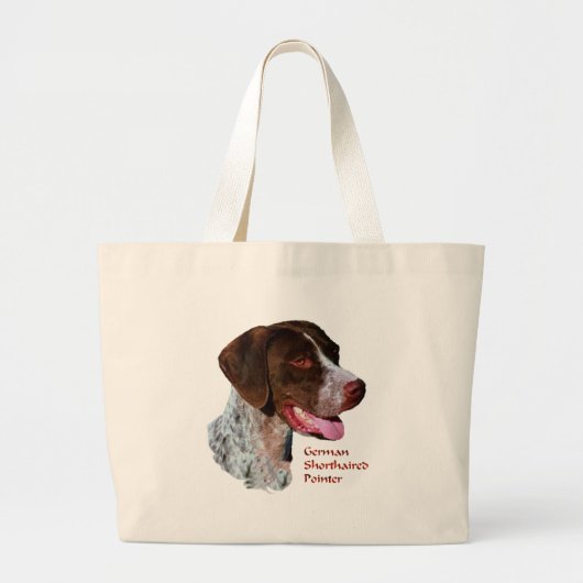 German Shorthaired Pointer Gifts Grote Tote Bag (Voorkant)