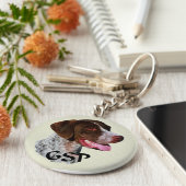 German Shorthaired Pointer Gifts Sleutelhanger (Zijkant)