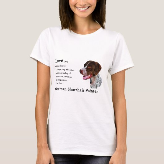 German Shorthaired Pointer Gifts T-shirt (Voorkant)