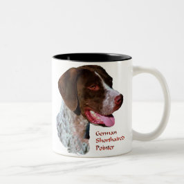 German Shorthaired Pointer Gifts Tweekleurige Koffiemok