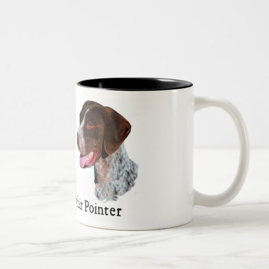 German Shorthaired Pointer Gifts Tweekleurige Koffiemok (Rechts)