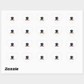 German Shorthaired Pointer GSP Zombie Hond Hallowe Hart Sticker (Vel)