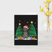 German Shorthaired Pointer hond Kerstman lelijke k Kaart (Gele Bloem)