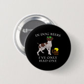 German Shorthaired Pointer Irish St Patrick Day Ronde Button 5,7 Cm (Voorkant /achterkant)
