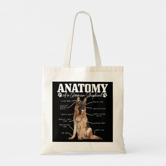 German Shorthaired Pointer-kerstboom Funny GS Tote Bag (Achterkant)