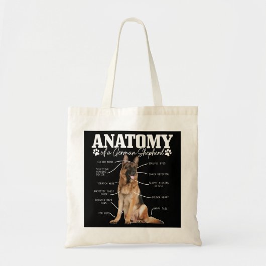 German Shorthaired Pointer-kerstboom Funny GS Tote Bag (Voorkant)