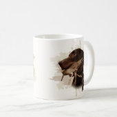 German Shorthaired Pointer,kurzhaar, Tapestry Post Koffiemok (Voorkant rechts)