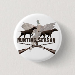 German Shorthaired Pointer,kurzhaar, Tapestry Post Ronde Button 3,2 Cm