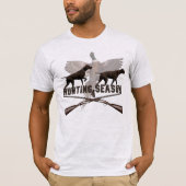 German Shorthaired Pointer,kurzhaar, Tapestry Post T-shirt (Voorkant)