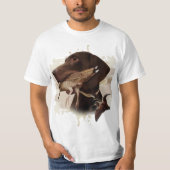 German Shorthaired Pointer,kurzhaar, Tapestry Post T-shirt (Voorkant)
