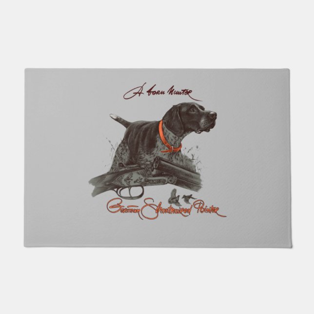 German Shorthaired Pointer Long Sleeve Shirt. A Bo Deurmat (Voorkant)