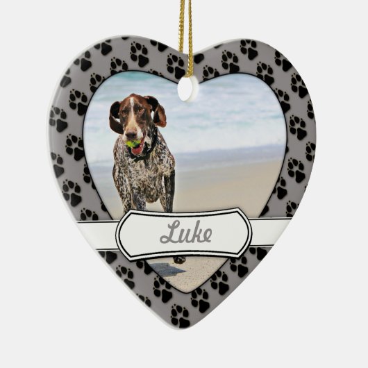 German Shorthaired Pointer - Luke - Riley Keramisch Ornament (Rechts)