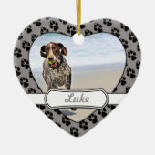 German Shorthaired Pointer - Luke - Riley Keramisch Ornament (Voorkant)
