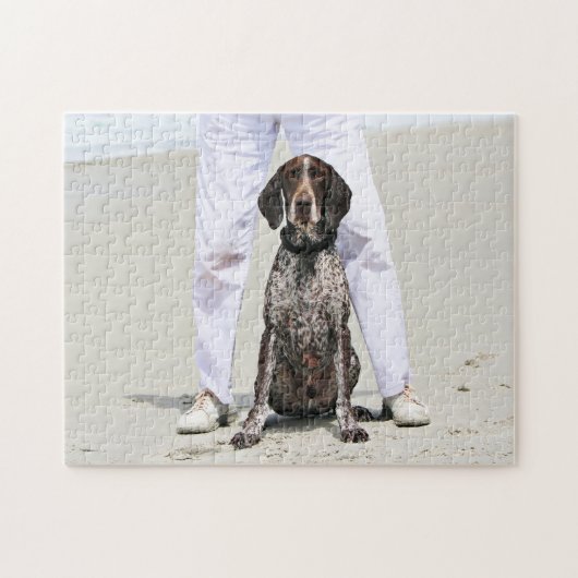 German Shorthaired Pointer - Luke - Riley Legpuzzel (Horizontaal)