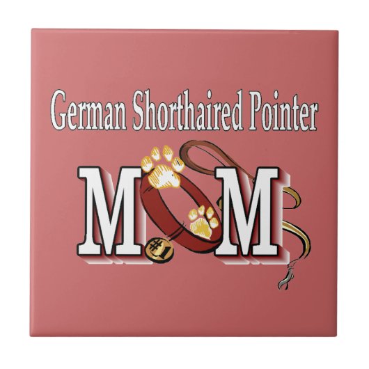 German Shorthaired Pointer Mam Gifts Tegeltje (Voorkant)
