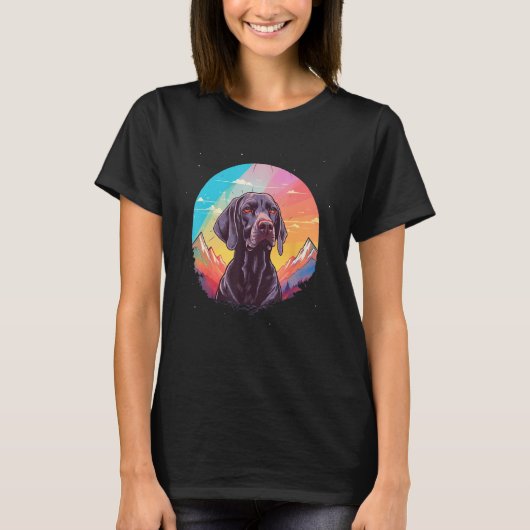 German Shorthaired Pointer Men Women Kids T-shirt (Voorkant)