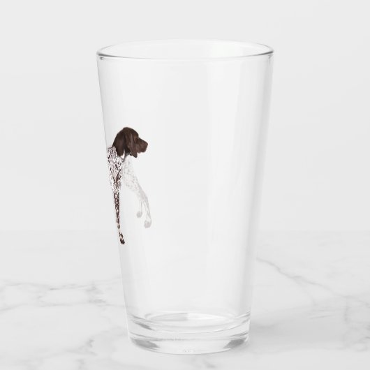 GERMAN SHORTHAIRED POINTER - PINT GLASS 16 OZ GLAS (Links)