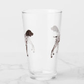 GERMAN SHORTHAIRED POINTER - PINT GLASS 16 OZ GLAS (Links)