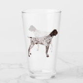 GERMAN SHORTHAIRED POINTER - PINT GLASS 16 OZ GLAS (Voorkant)