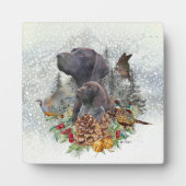 German Shorthaired Pointer Plaque Fotoplaat (Voorkant)