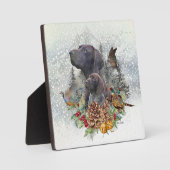 German Shorthaired Pointer Plaque Fotoplaat (Voorkant)