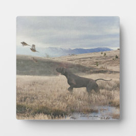 German Shorthaired Pointer Plaque Fotoplaat