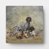 German Shorthaired Pointer Plaque Fotoplaat (Voorkant)
