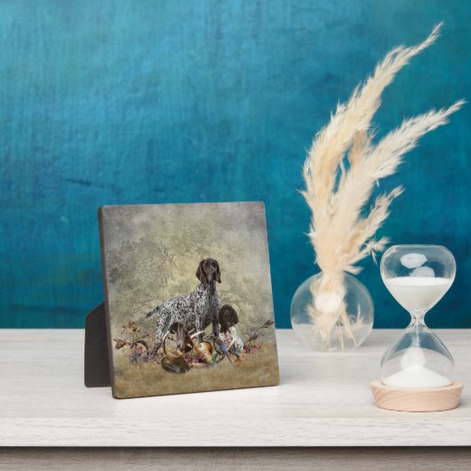 German Shorthaired Pointer Plaque Fotoplaat (Insitu)