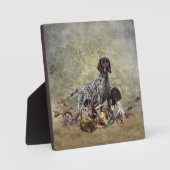 German Shorthaired Pointer Plaque Fotoplaat (Voorkant)