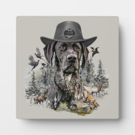 German Shorthaired Pointer Plaque Fotoplaat