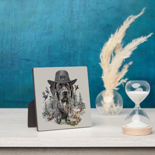 German Shorthaired Pointer Plaque Fotoplaat (Insitu)