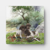 German Shorthaired Pointer Plaque Fotoplaat (Voorkant)